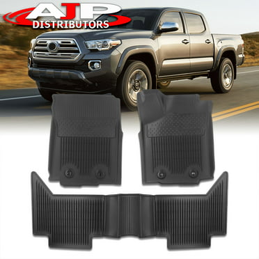 Heavy Duty Total Protection Tan PantsSaver Custom Fit Automotive Floor Mats fits 2019 Toyota Tacoma All Weather Protection for Cars SUV Trucks Van 